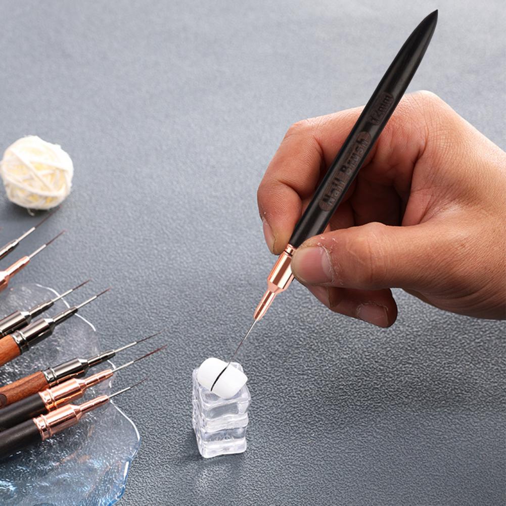 Fine Detail Nail Brush 6/9/12/ - огляд і ціна Detailing Brush Set