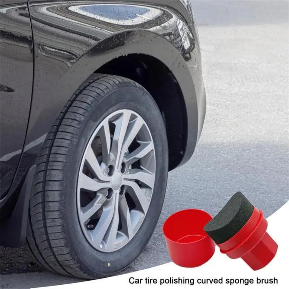 Curved Tire Polishing Sponge w - огляд і ціна Wax Applicator Pad