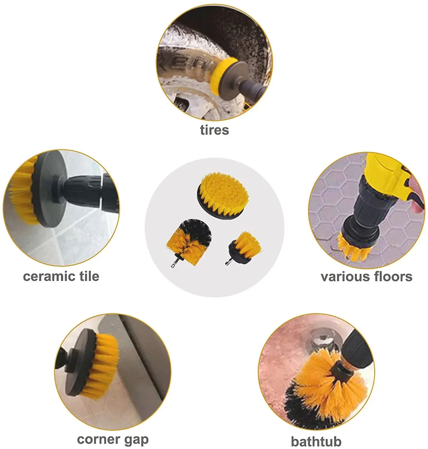 New Car Detailing Cleaning Kit - огляд і ціна Detailing Brush Set