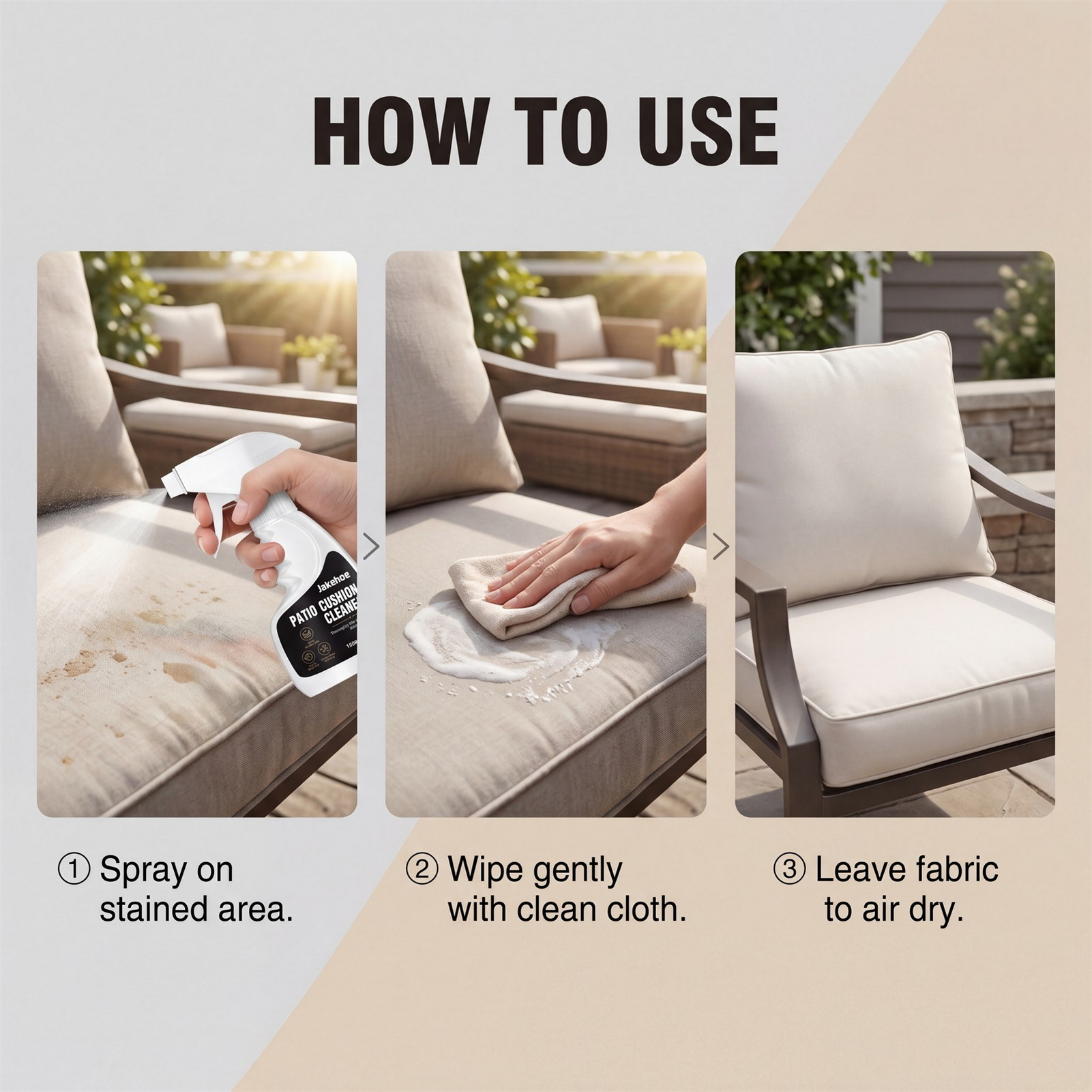 Powerful Patio Cushion Cleaner - огляд і ціна Seat Cleaner Fabric